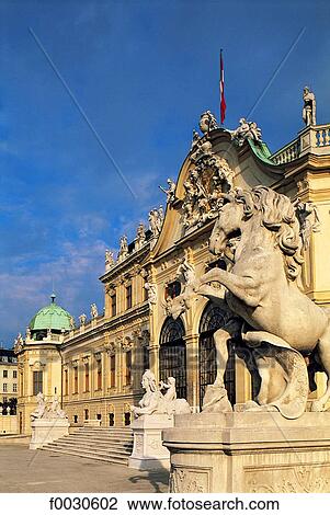 Stock Image - Autriche, Vienne, château du Belvédère. Fotosearch
