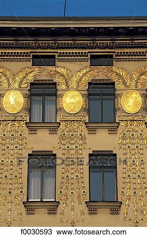 Autriche, Vienne, façade Art nouveau View Large Photo Image Stock Image - Autriche, Vienne, façade Art nouveau. Fotosearch