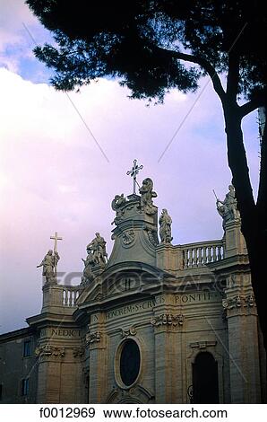 Stock Photo - Italie, Rome, basilique Sainte-Croix-de-Jérusalem. Fotosearch