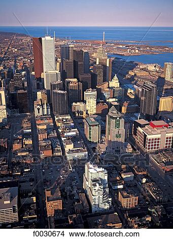 Canada, Ontario, Toronto, vue aérienne View Large Photo Image Picture - Canada, Ontario, Toronto, vue aérienne. Fotosearch