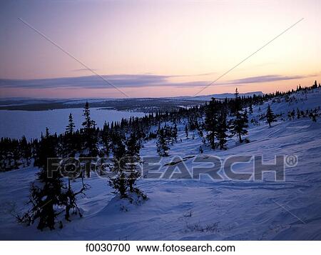 Stock Image - Canada, Québec, Grand Nord, Monts Otish. Fotosearch