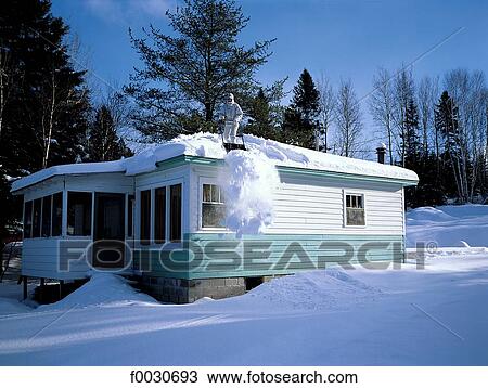 Canada, Québec, maison sous la neige View Large Photo Image Stock Image - Canada, Québec, maison sous la neige. Fotosearch