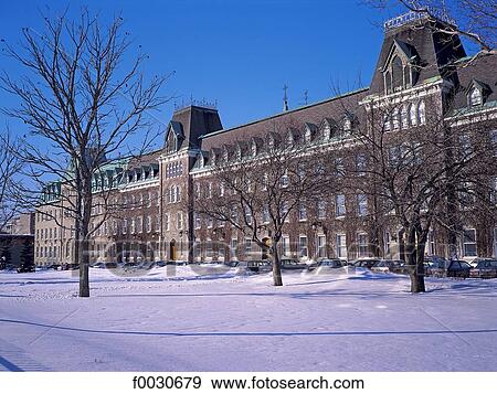 Canada, Québec, Montréal, collège Saint-Jean View Large Photo Image Stock Photo - Canada, Québec, Montréal, collège Saint-Jean. Fotosearch