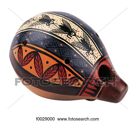 Stock Image - World symbols: Ocarina (South America). Fotosearch