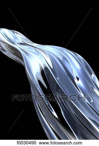 Stock Image - Digital creation: fluid. Fotosearch