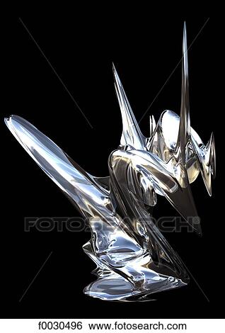 Stock Photograph - Digital creation: fluid. Fotosearch