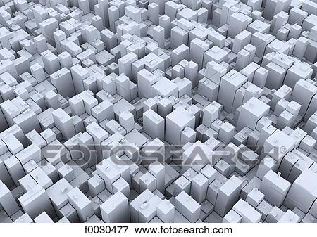Stock Photo - Digital creation: geometry. Fotosearch
