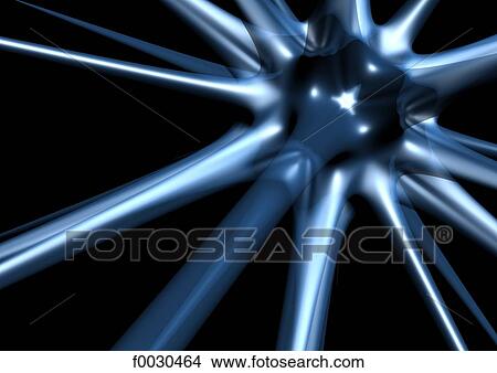 Picture - Digital creation: virus. Fotosearch