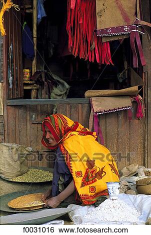 Ethiopia, Debark, woman selling dry vegetables View Large Photo Image Stock Photograph - Ethiopia, Debark, woman selling dry vegetables. Fotosearch