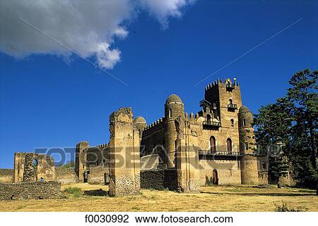 Ethiopia, Gondar, Fasiladas' palace View Large Photo Image Stock Image - Ethiopia, Gondar, Fasiladas' palace. Fotosearch
