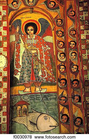 Ethiopia, lake Tana, Nerga Selessie monastery, inside fresco View Large Photo Image Stock Photo - Ethiopia, lake Tana, Nerga Selessie monastery, inside fresco. Fotosearch