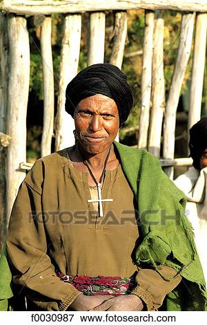 Ethiopia, portrait of a christian Amhara woman View Large Photo Image Stock Photo - Ethiopia, portrait of a christian Amhara woman. Fotosearch