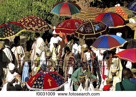 Ethiopia, Wollo region, Lalibela, epiphany celebration "Timkat", procession View Large Photo Image Stock Photo - Ethiopia, Wollo region, Lalibela, epiphany celebration "Timkat", procession. Fotosearch