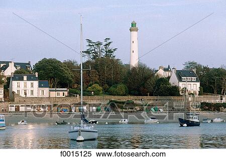 France, Brittany, Bénodet, the port and the lighthouse View Large Photo Image Stock Photography - France, Brittany, Bénodet, the port and the lighthouse. Fotosearch
