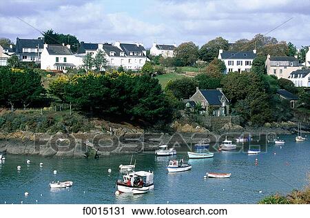 France, Brittany, port of Doëlan View Large Photo Image Stock Image - France, Brittany, port of Doëlan. Fotosearch