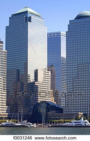 United States, New York, cruise around Manhattan island, boats and modern buildings View Large Photo Image Stock Photograph - United States, New York, cruise around Manhattan island, boats and modern buildings. Fotosearch