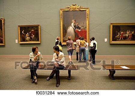 Picture - United States, New York, Manhattan, Metropolitan museum, group by a picture. Fotosearch