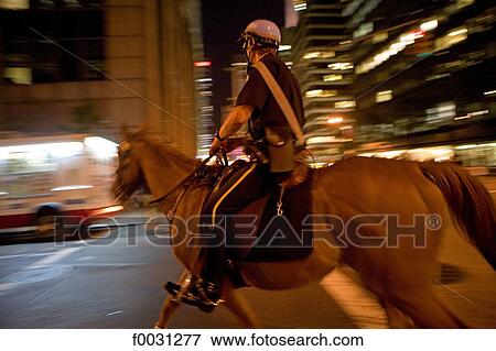 United States, New York, Manhattan, near Times square, mounted police View Large Photo Image Stock Photo - United States, New York, Manhattan, near Times square, mounted police. Fotosearch