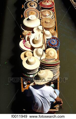 Thailand, Bangkok, Damnoen Saduak, floating market View Large Photo Image Stock Photo - Thailand, Bangkok, Damnoen Saduak, floating market. Fotosearch