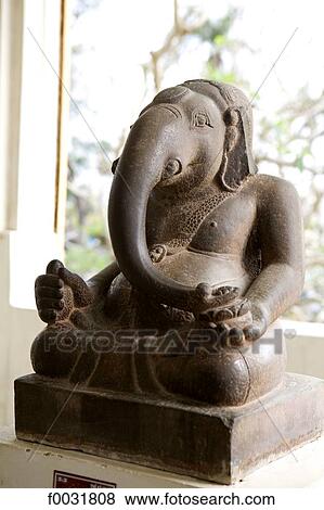 Vietnam, Da Nang, Cham museum, statue of Ganesha. View Large Photo Image Stock Photo - Vietnam, Da Nang, Cham museum, statue of Ganesha.. Fotosearch