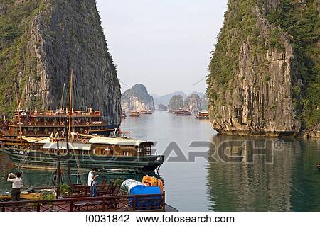 Vietnam, Halong bay. View Large Photo Image Stock Image - Vietnam, Halong bay.. Fotosearch