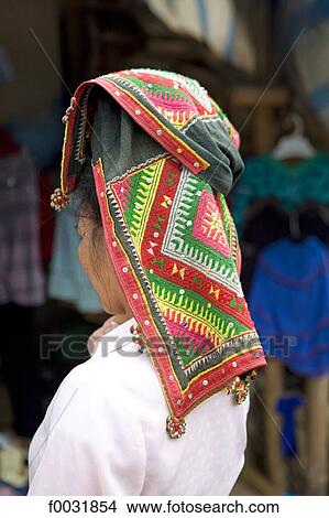 Vietnam, Son La, portrait of Hmong woman. View Large Photo Image Picture - Vietnam, Son La, portrait of Hmong woman.. Fotosearch