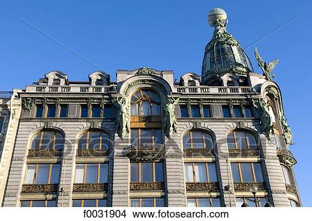 Russia, St Petersburg, Nevsky Prospekt. View Large Photo Image Picture - Russia, St Petersburg, Nevsky Prospekt.. Fotosearch