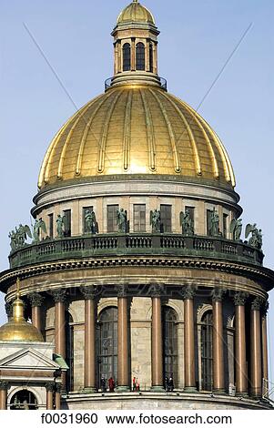 Stock Image - Russia, St Petersburg, Saint Isaac cathedral.. Fotosearch