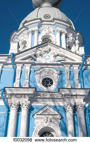 Russia, St Petersburg, Smolny cathedral. View Large Photo Image Stock Photo - Russia, St Petersburg, Smolny cathedral.. Fotosearch