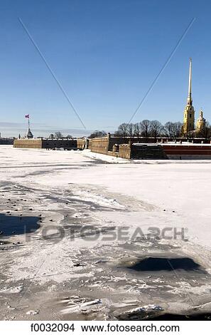 Russia, St Petersburg, Vassilievski island, the Peter and Paul fortress. View Large Photo Image Picture - Russia, St Petersburg, Vassilievski island, the Peter and Paul fortress.. Fotosearch
