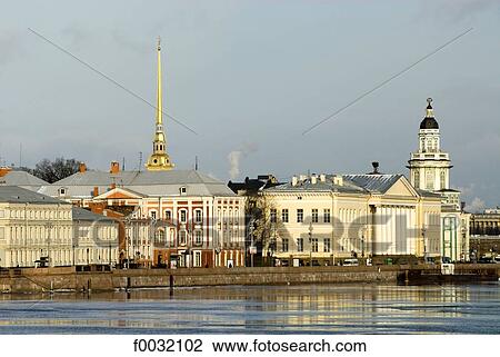 Russia, St Petersburg, Vassilievsky island. View Large Photo Image Stock Image - Russia, St Petersburg, Vassilievsky island.. Fotosearch