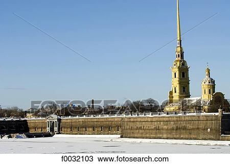 Russia, St Petersburg, Vassilievsky island, the Peter and Paul fortress. View Large Photo Image Stock Image - Russia, St Petersburg, Vassilievsky island, the Peter and Paul fortress.. Fotosearch
