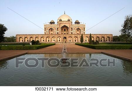 India, New Delhi, Humayun's tomb. View Large Photo Image Stock Image - India, New Delhi, Humayun's tomb.. Fotosearch