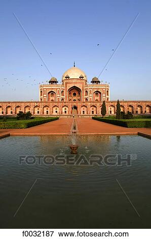 India, New Delhi, Humayun's tomb. View Large Photo Image Stock Photo - India, New Delhi, Humayun's tomb.. Fotosearch