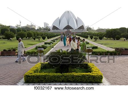 India, New Delhi, lotus temple. View Large Photo Image Stock Photo - India, New Delhi, lotus temple.. Fotosearch