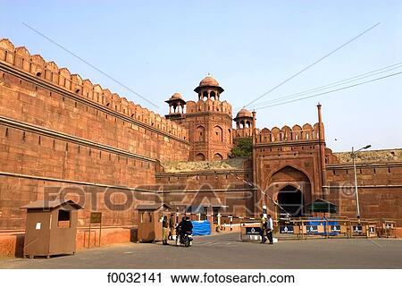 India, New Delhi, red fort. View Large Photo Image Stock Image - India, New Delhi, red fort.. Fotosearch
