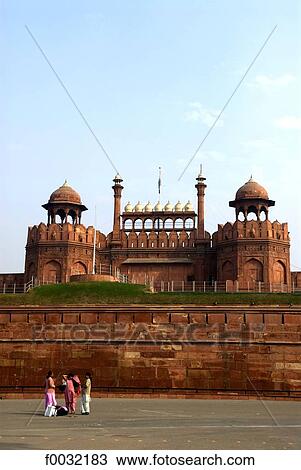India, New Delhi, red fort. View Large Photo Image Stock Image - India, New Delhi, red fort.. Fotosearch
