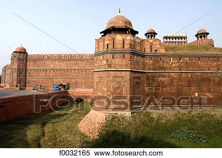 India, New Delhi, red fort. View Large Photo Image Stock Photography - India, New Delhi, red fort.. Fotosearch