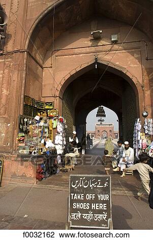 India, New Delhi, the Jama Masjid. View Large Photo Image Stock Image - India, New Delhi, the Jama Masjid.. Fotosearch