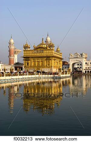 India, Punjab, Amritsar, the Golden Temple. View Large Photo Image Stock Image - India, Punjab, Amritsar, the Golden Temple.. Fotosearch