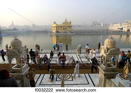 India, Punjab, Amritsar, the Golden Temple. View Large Photo Image Stock Image - India, Punjab, Amritsar, the Golden Temple.. Fotosearch