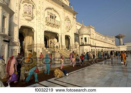 India, Punjab, Amritsar, the Golden Temple. View Large Photo Image Stock Photo - India, Punjab, Amritsar, the Golden Temple.. Fotosearch