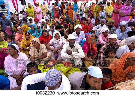 India, Punjab, Tarn Taran, sikh meeting. View Large Photo Image Stock Image - India, Punjab, Tarn Taran, sikh meeting.. Fotosearch