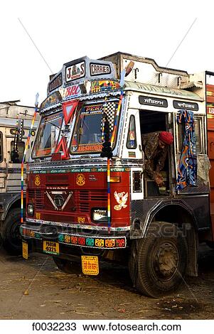 India, Punjab, truck. View Large Photo Image Stock Image - India, Punjab, truck.. Fotosearch