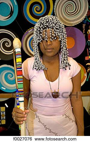 South Africa, Zululand, Durban, portrait of traditional healer called "sangoma" View Large Photo Image Stock Photograph - South Africa, Zululand, Durban, portrait of traditional healer called "sangoma". Fotosearch