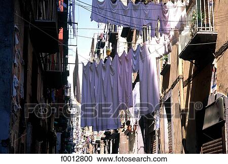 Stock Image - Italy, Naples, Spaccanapoli. Fotosearch