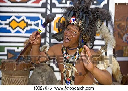 South Africa, Zululand, Durban, portrait of Zulu village chief View Large Photo Image Stock Photography - South Africa, Zululand, Durban, portrait of Zulu village chief. Fotosearch