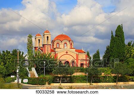 Stock Photo - Cyprus, Chlorakas, Agios Georgios church. Fotosearch