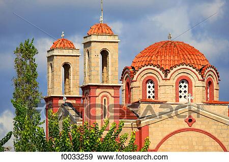 Stock Photo - Cyprus, Chlorakas, Agios Georgios church. Fotosearch