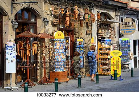 Stock Photo - Cyprus, Larnaca, souvenirs. Fotosearch